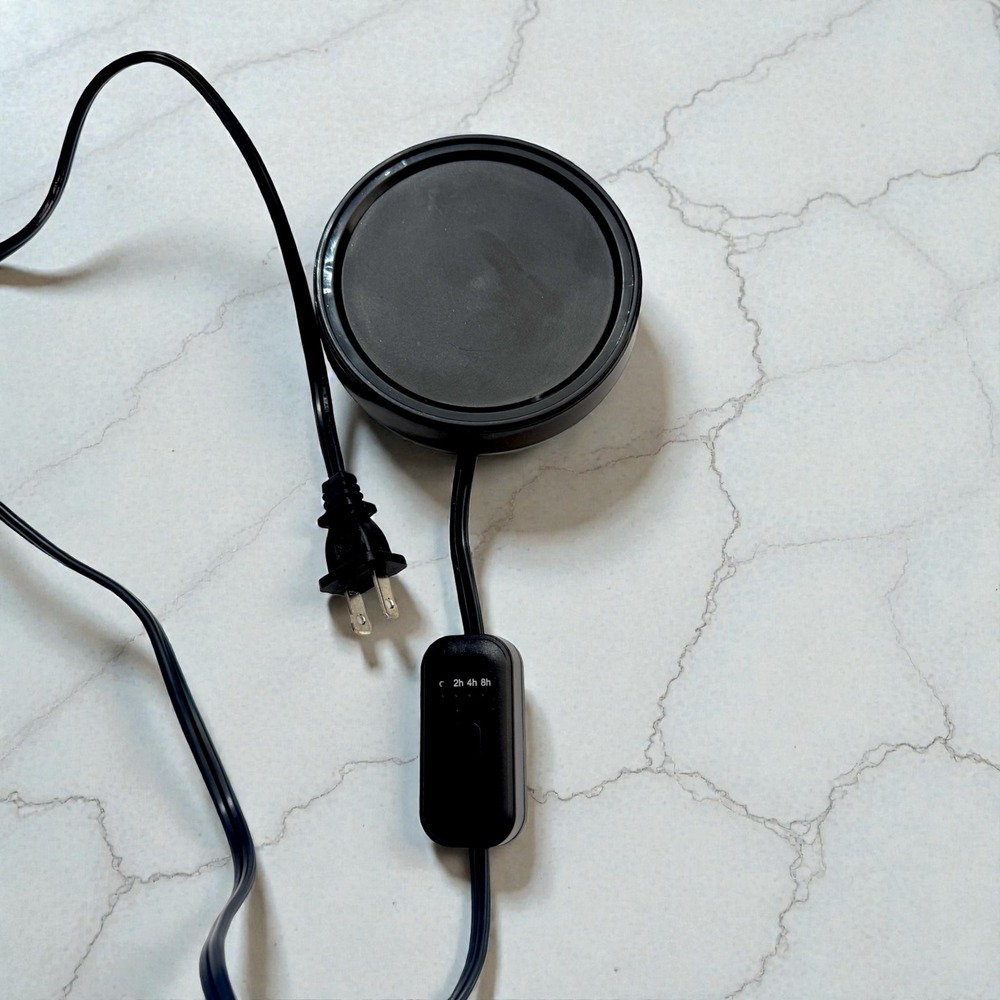 Hot Plate Warmer‎ Candle Makeup Repair Flameless Mug Electric Black Wax Melter